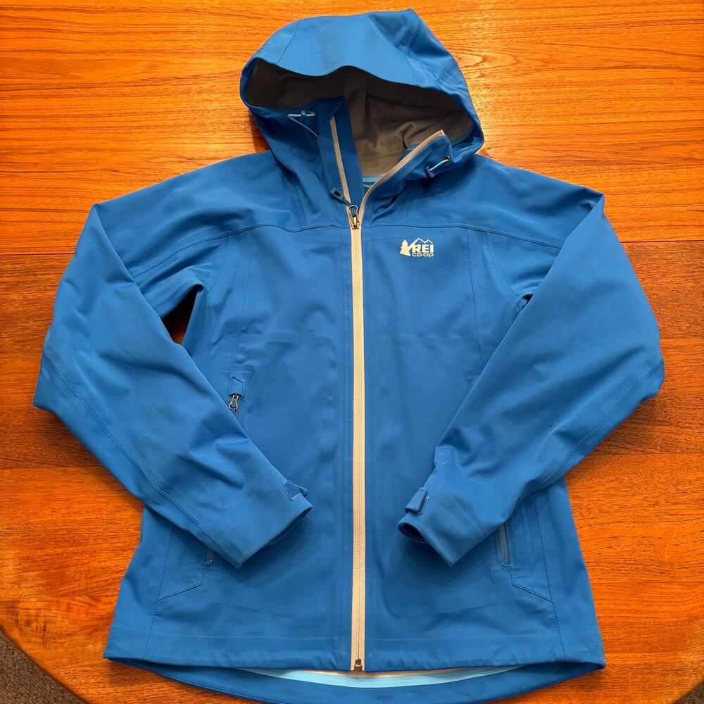 REI Co Op Women's Blue Soft Shell Jacket Size XS